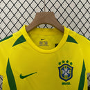 Camiseta Brasil 2002 - Niños (Pantalón Corto Incluido) RETRO - TIENDA LUXSHOP